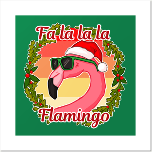 Fa La Flamingo Posters and Art